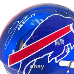 Josh Allen Signed Buffalo Bills Authentic Flash Speed Full-Size Football Helmet