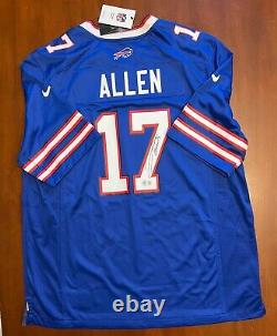 Josh Allen Signed Buffalo Bills Nike Screenprint Authentic On Field Jersey Bas