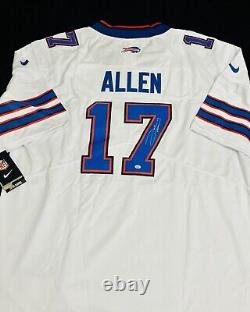 Josh Allen Signed Buffalo Bills Pro Style Football Jersey with COA