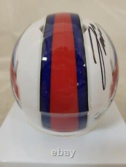 Josh Allen Signed Buffalo Bills Speed Mini Helmet Beckett Qr Code