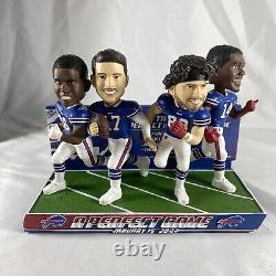 Josh Allen Stefon Diggs Knox Buffalo Bills Perfect Game Bobblehead NFL Football