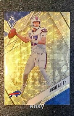 Josh allen 1/1 2022 phoenix gold vinyl rare card buffalo bills