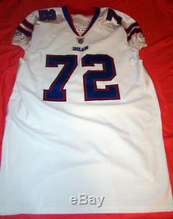 Kellen Heard 72 Buffalo Bills Game Used 2011 Reebok NFL Football Jersey Size 52