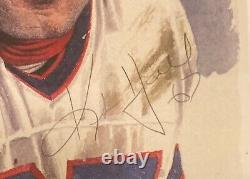 Kent Hull Signed 1991 Buffalo Bills Pro Set All-AFC Team 14x11 Art Print