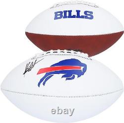 Keon Coleman Buffalo Bills Autographed Franklin White Panel Football