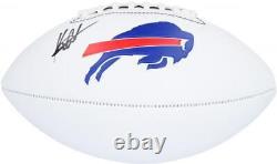 Keon Coleman Buffalo Bills Autographed Franklin White Panel Football