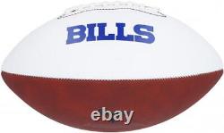 Keon Coleman Buffalo Bills Autographed Franklin White Panel Football