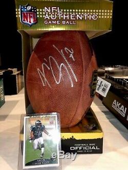 LESEAN MCCOY Autographed Authentic NFL Game Duke Football Eagles Bills FANATICS
