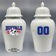 Large Urn For Buffalo Bills Football Theme Style, Custom Text And Number