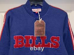 MITCHELL & NESS NFL Buffalo Bills Play Call Fleece Football Jacket New Mens Sz S