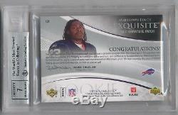 Marshawn Lynch #131 2007 Exquisite Collection Rookie RC Patch Auto BGS 8.5 69/99