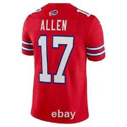 Men's Josh Allen Red Buffalo Bills Vapor Untouchable Limited Player Jersey NFL