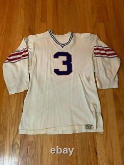 NFL Buffalo Bills #3 vintage durene dureen long sleeve knit 1960s jersey