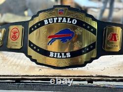 NFL Buffalo Bills Super Bowls Title Belt Adult Size 2mm Brass