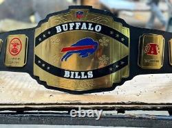 NFL Buffalo Bills Super Bowls Title Belt Adult Size 2mm Brass