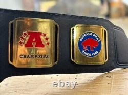 NFL Buffalo Bills Super Bowls Title Belt Adult Size 2mm Brass