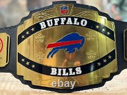 NFL Buffalo Bills Super Bowls Title Belt Adult Size 2mm Brass