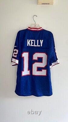 NFL Reebok Jim Kelly Royal Buffalo Bills 1990 Legacy Retired Player Jersey mediu