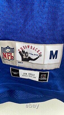 NFL Reebok Jim Kelly Royal Buffalo Bills 1990 Legacy Retired Player Jersey mediu