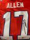 Nfl Stitched Bills Red Jersey Signed By Josh Allen Signature Auto Beckett Holo