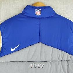 NIKE ON FIELD Size 2XL TEAM ISSUED Mens Buffalo Bills Full Zip Insulated Vest