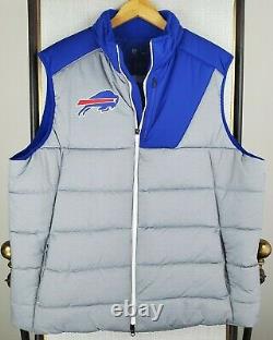 NIKE ON FIELD Size 2XL TEAM ISSUED Mens Buffalo Bills Full Zip Insulated Vest