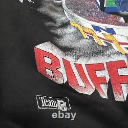 NWOT Vtg Buffalo Bills Pure Magic Johnson Sweatshirt 90s Deadstock RARE Sz L