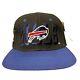 Nwt Vintage Buffalo Bills Black Blue 2 Tone Nfl Football Front Embroidered Hat