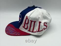 NWT Vintage Buffalo Bills Drew Pearson Swirl Snapback NFL 1990s 90s Color Block