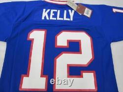 New 1990 Jim Kelly #12 Buffalo Bills Mens Sizes Mitchell & Ness Jersey $160