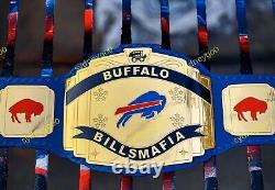 New Buffalo Bills Championship Belt Adult Size 2mm 4mm Brass