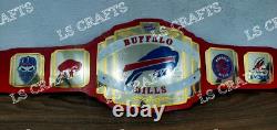 New Buffalo Bills Championship Belt Adult Size 2mm Brass