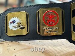 New Buffalo Bills Football Team NFL Championship Belt Adult Size 2mm Brass