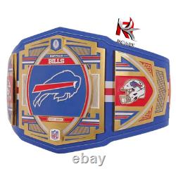 New Buffalo Legacy Bills Replica NFL Wrestling Title Belt Premium Finish 2mm