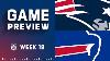 New England Patriots Vs Buffalo Bills 2022 Week 18 Game Preview