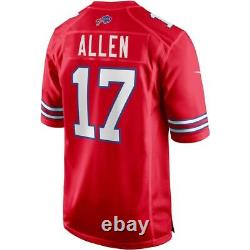New Josh Allen Buffalo Bills Nike Alternate Game Player Jersey Men's 2022 NFL