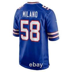 New Matt Milano Buffalo Bills Nike Game Player Jersey Men's 2022 NFL BUF Royal
