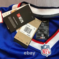 New Nike Josh Allen Buffalo Bills Blue NFL Game Jersey Sz 2XL XXL MSRP $130