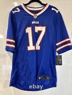 Nike Josh Allen Buffalo Bills NFL Football Blue Game Jersey Sz 5XL