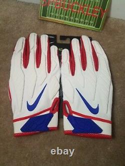 Nike Superbad 5.0 NFL Buffalo Bills #25 Lesean Mccoy Padded Football Gloves Lrg