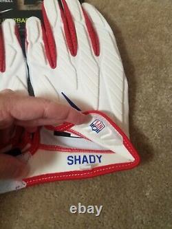 Nike Superbad 5.0 NFL Buffalo Bills #25 Lesean Mccoy Padded Football Gloves Lrg