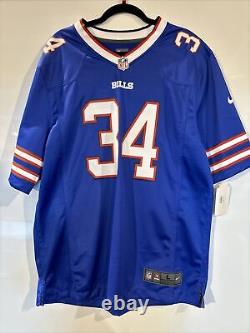 Nike Thurman Thomas Buffalo Bills Onfield Retired NFL Football Jersey HOF Sz L