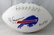 O. J. Simpson Autographed Buffalo Bills Logo Football With Hof- Jsa Witnessed Auth