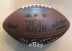 OJ SIMPSON Signed Autographed Official NFL Duke Football Buffalo Bills JSA