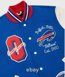 OVO Buffalo Bills Varsity Jacket with FREE SHIPPING