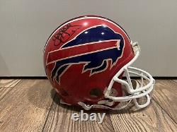 Original Authentic 1987-2001 Buffalo Bills Jim Kelly Autographed FS Helmet