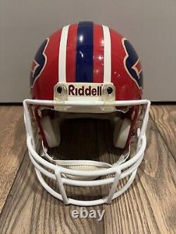 Original Authentic 1987-2001 Buffalo Bills Jim Kelly Autographed FS Helmet