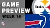 Pittsburgh Steelers Vs Buffalo Bills Week 14 Nfl Game Preview