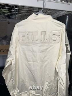 Pro Standard NFL Buffalo Bills Varsity Jacket in Eggshell -Men's Xl