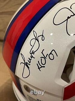 Quad Signed Buffalo Bills Full Size Authentic With HOF Yrs Kelly, Reed, Thomas, Smith